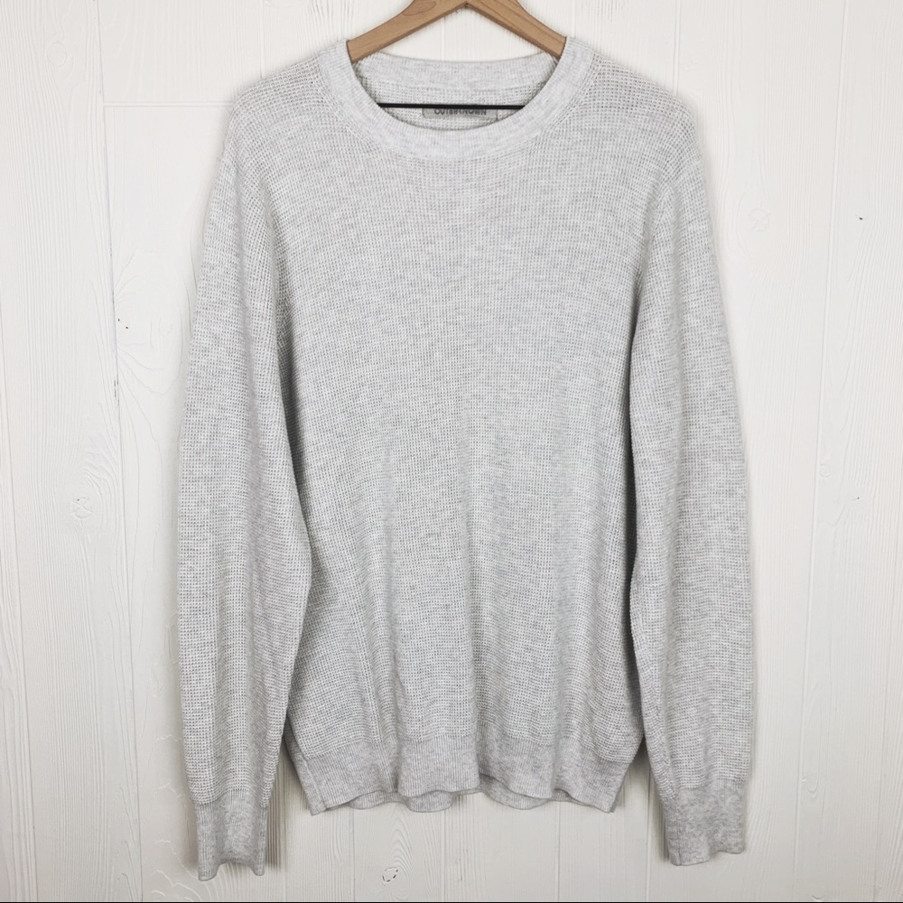 Outerknown Sundowner Sweater Waffle Knit Organic Cotton
